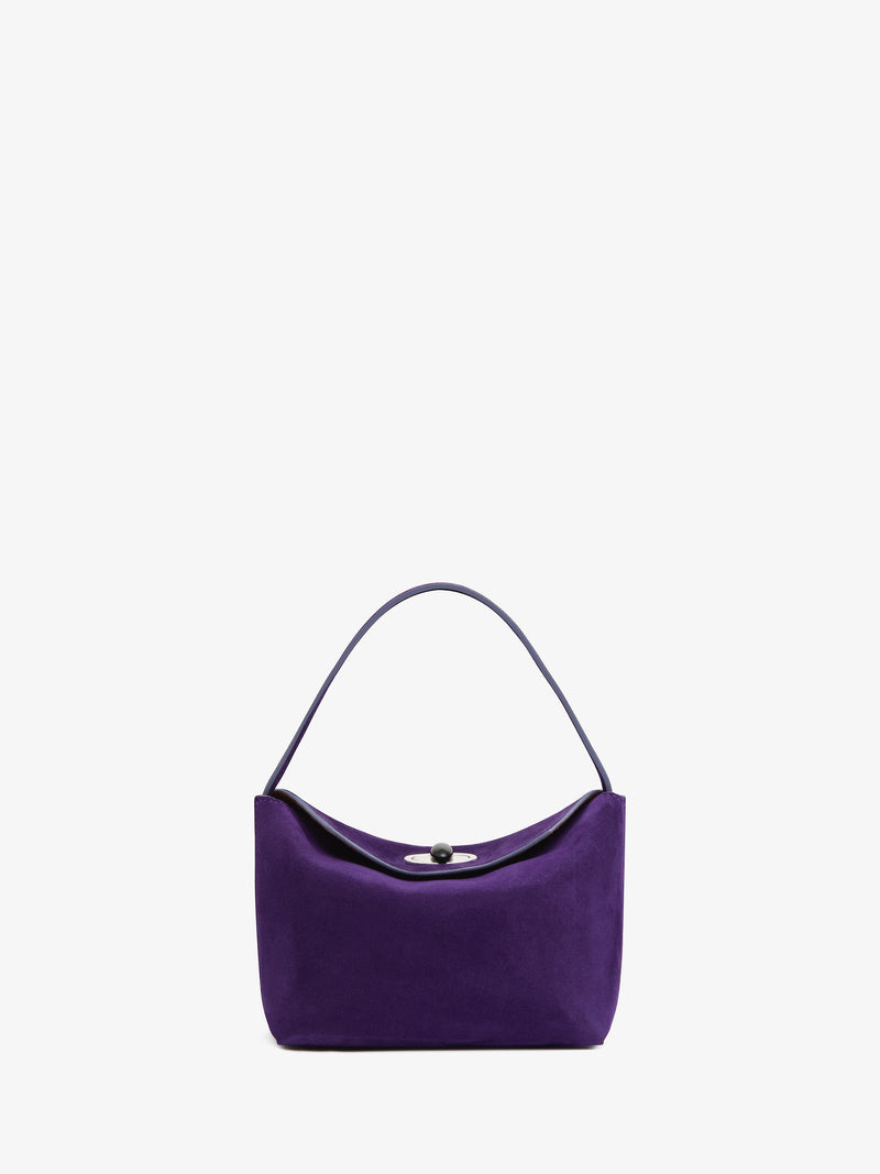 Turnlock Suede Mini Bag - Image 1