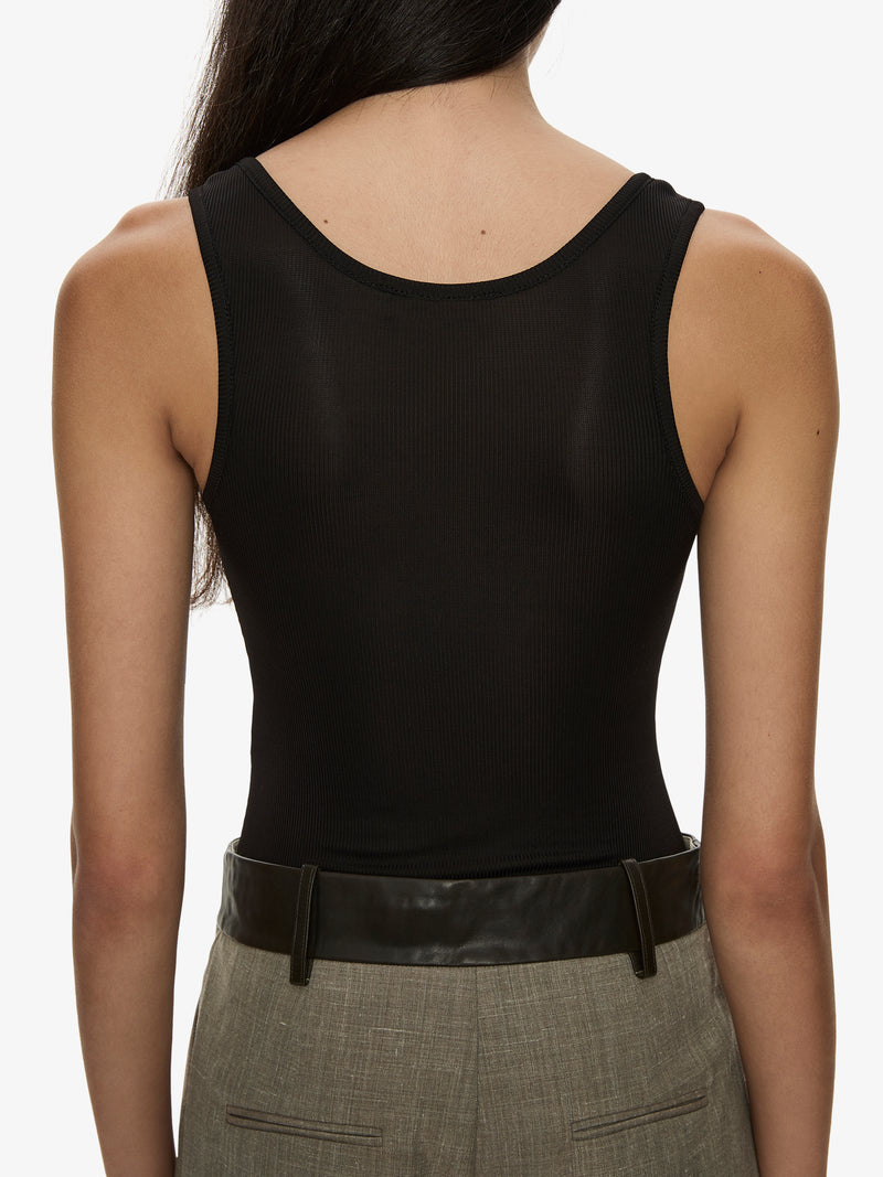 Tropical Wool Leather Waisted Trouser - Image 5