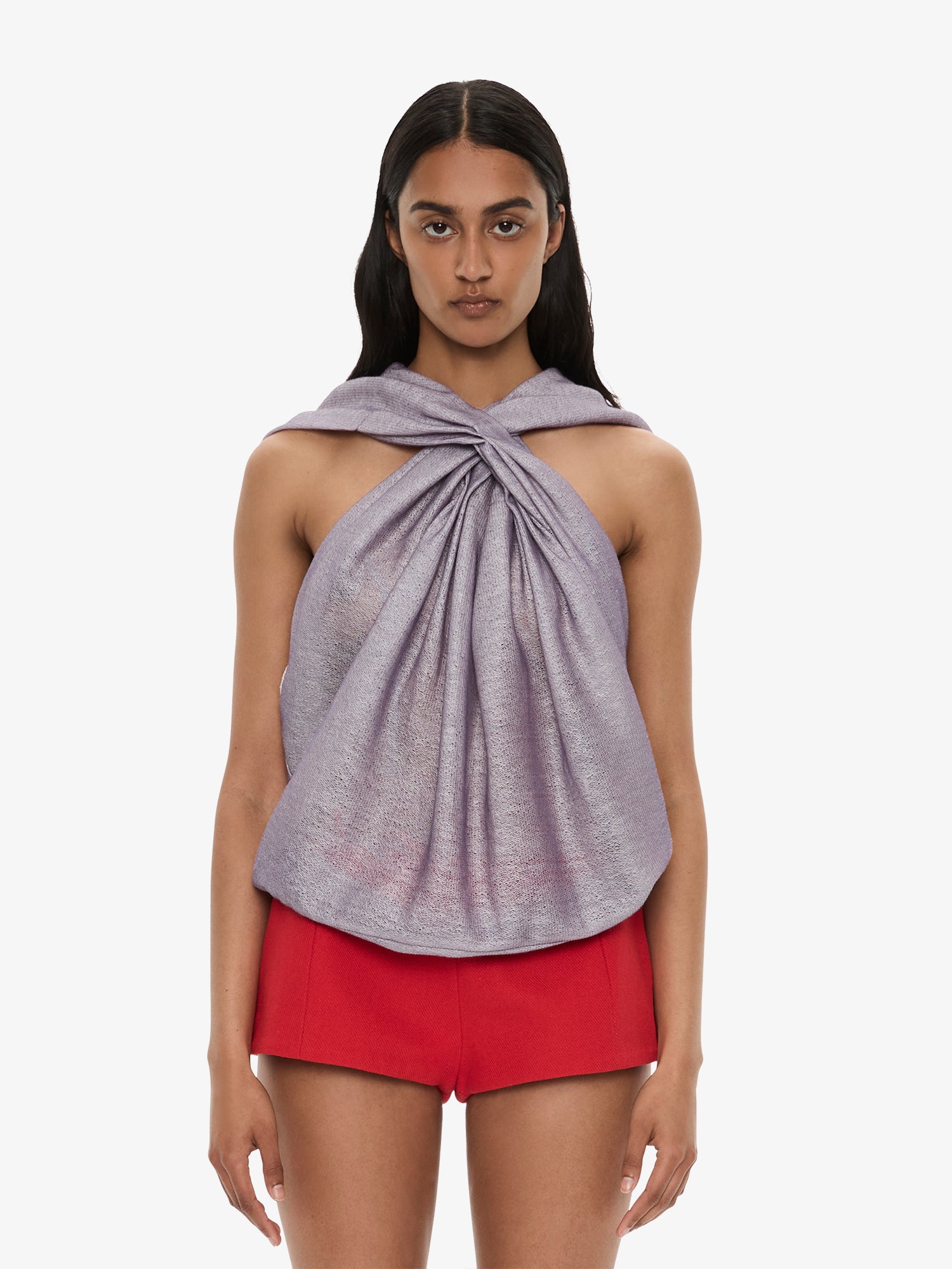 Piled Hooded Top