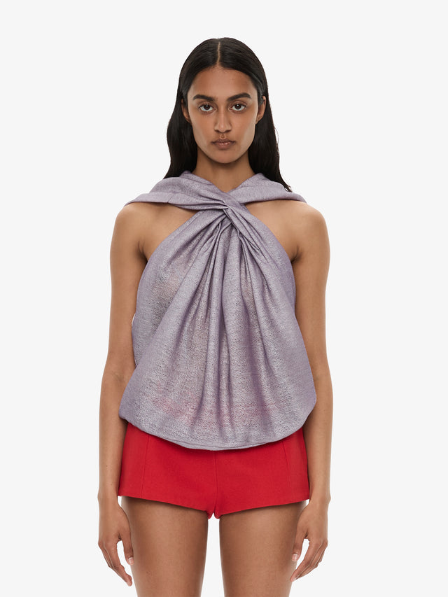 Piled Hooded Top