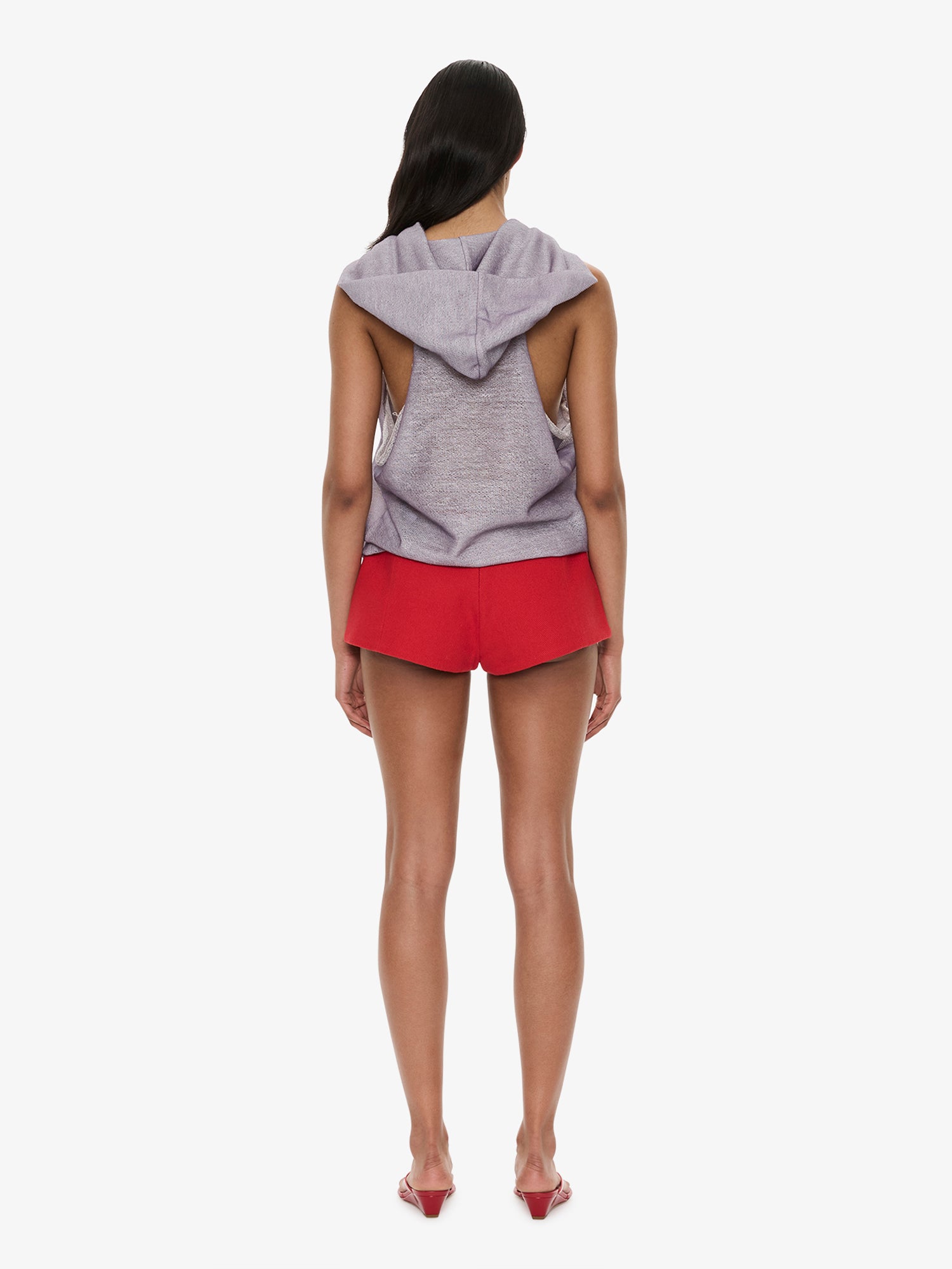 Piled Hooded Top