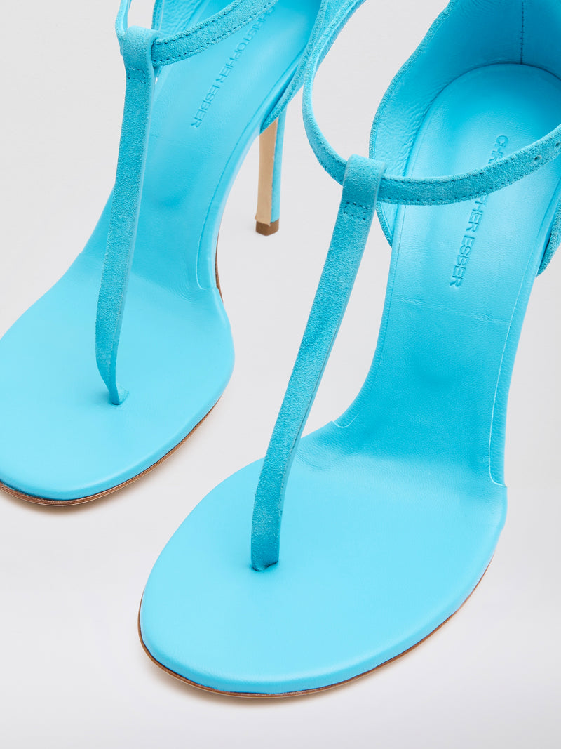 Billi T Bar Suede Sandal - Image 3