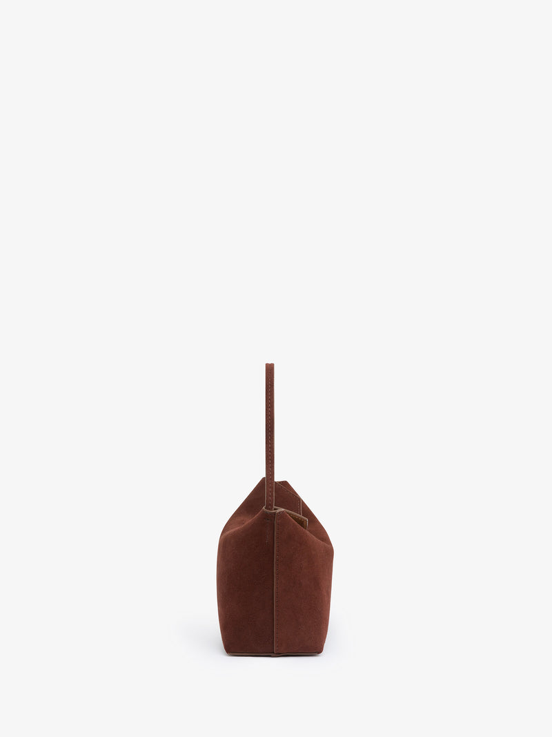 Turnlock Suede Mini Shoulder Bag - Image 4
