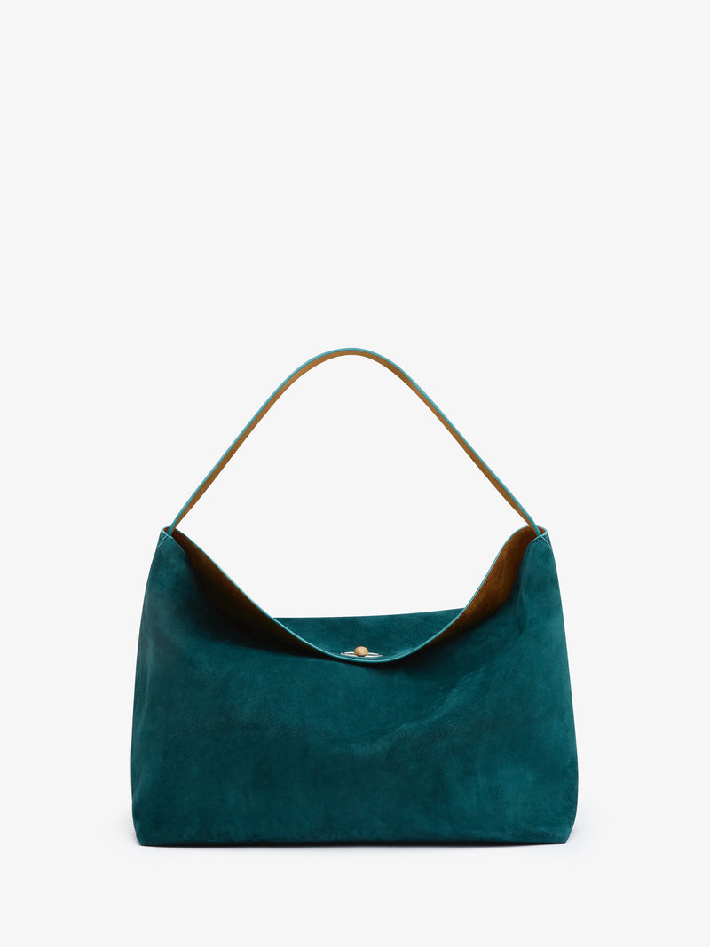 Turnlock Suede Grande Shoulder Bag - Image 1