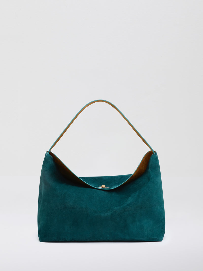 Turnlock Suede Grande Shoulder Bag - Image 1