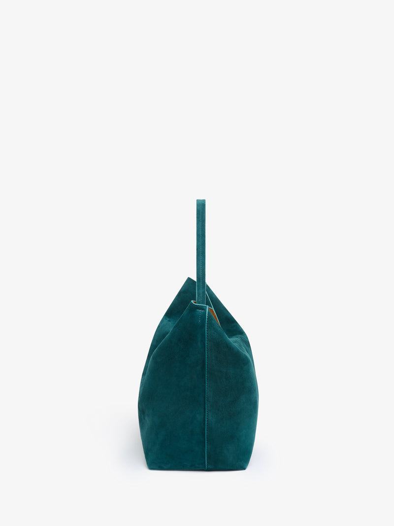 Turnlock Suede Grande Shoulder Bag - Image 4