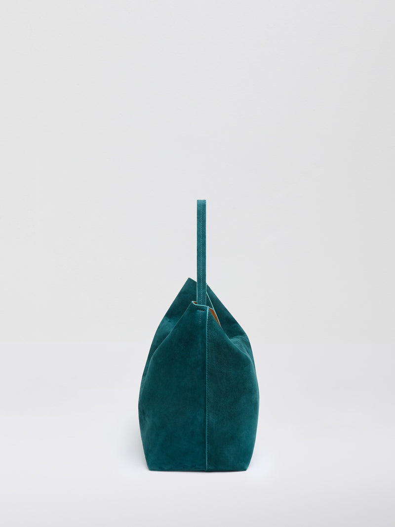 Turnlock Suede Grande Shoulder Bag - Image 4