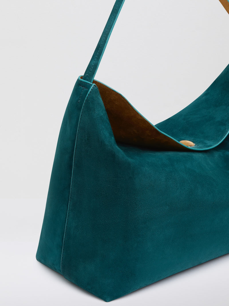 Turnlock Suede Grande Shoulder Bag - Image 2