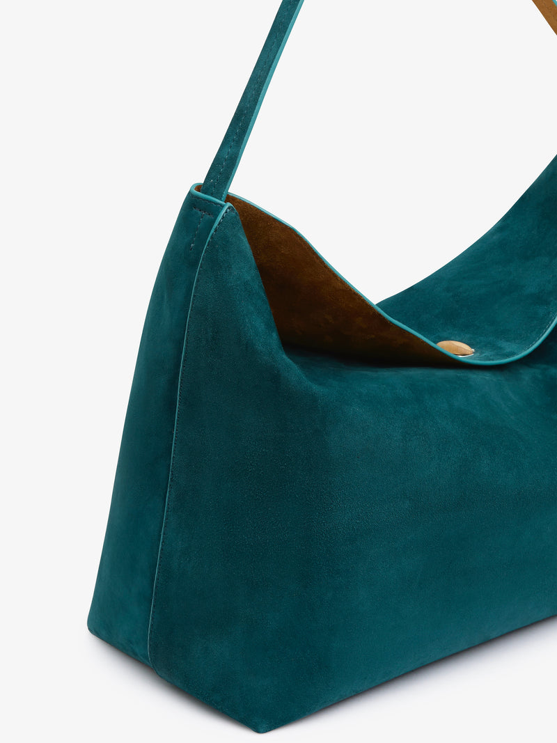 Turnlock Suede Grande Shoulder Bag - Image 2