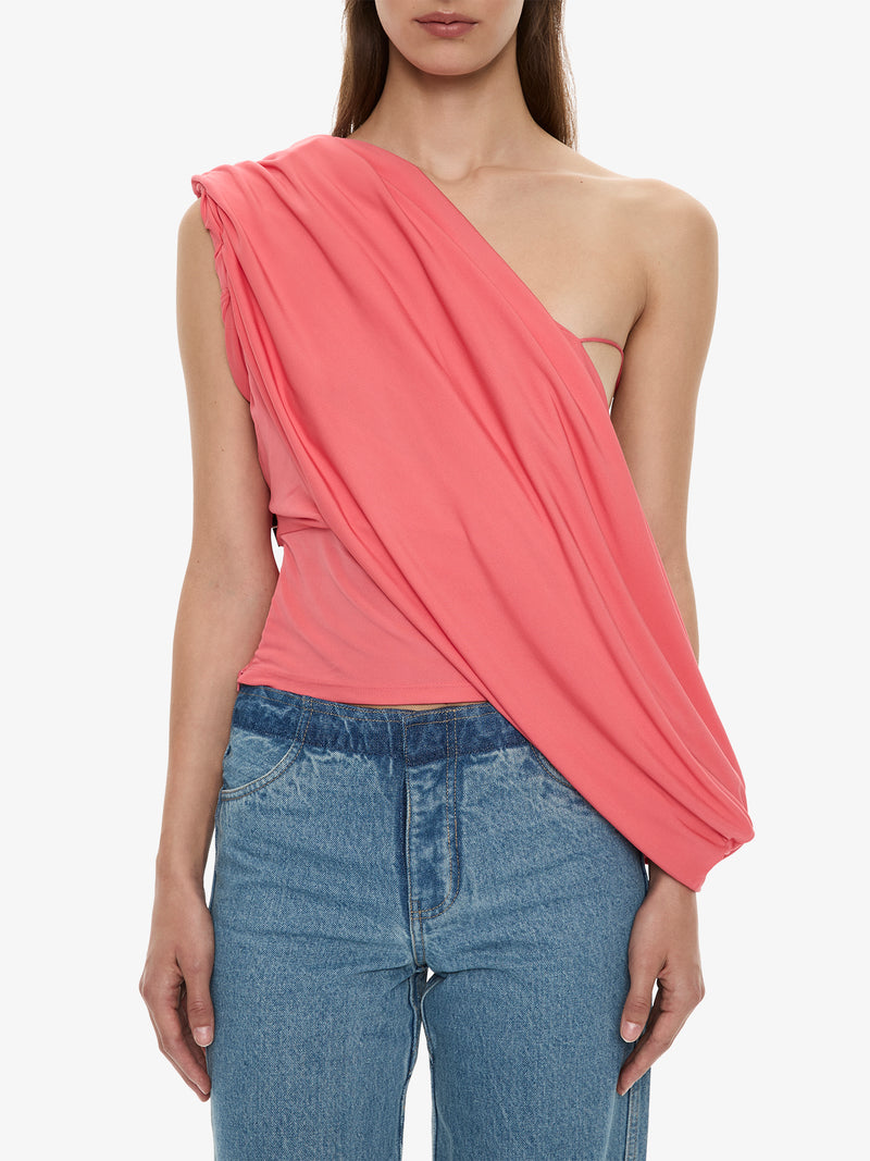Aiba Draped Jersey Tee - Image 4