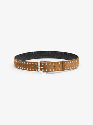 Maverick Suede Studded Belt