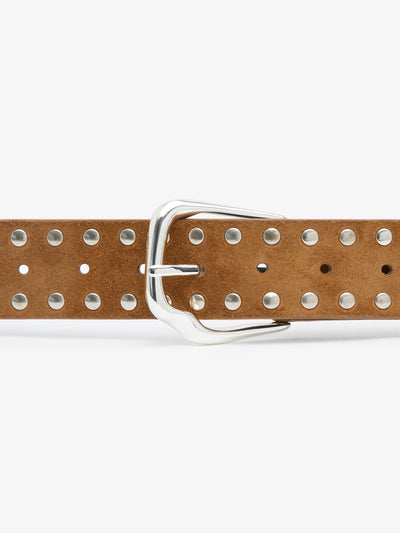 Maverick Suede Studded Belt