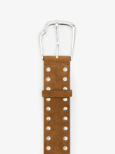 Maverick Suede Studded Belt