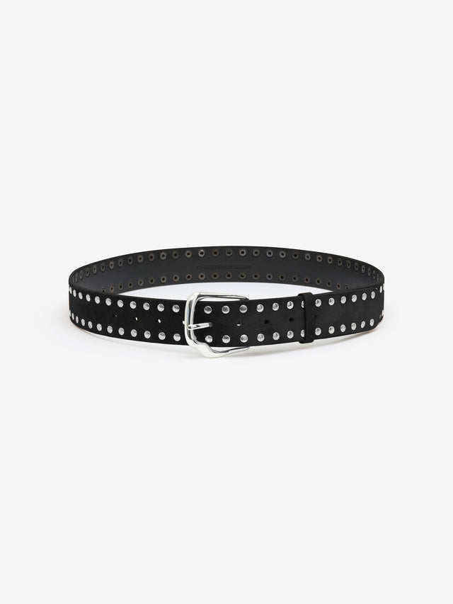 Maverick Suede Studded Belt