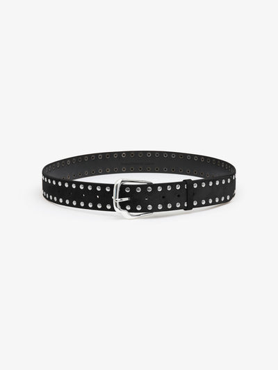 Maverick Suede Studded Belt