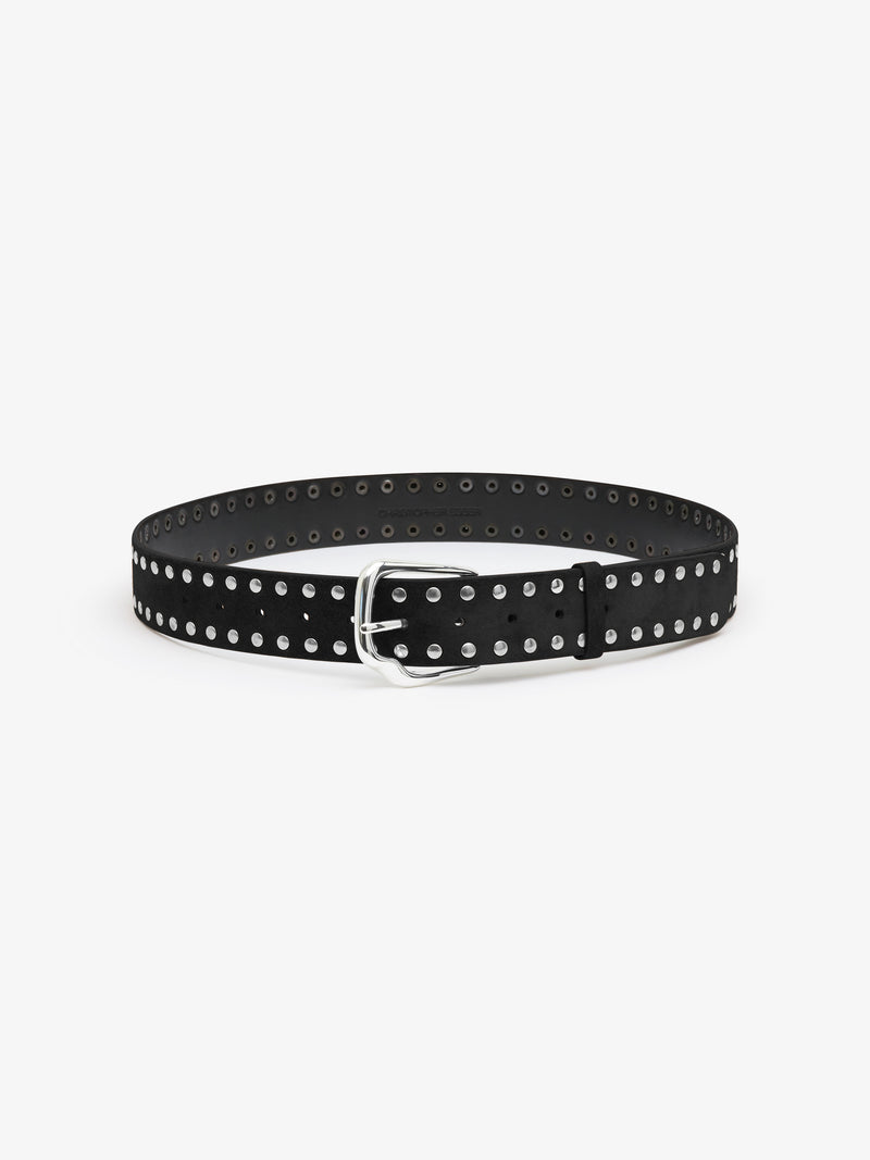 Maverick Suede Studded Belt - Image 1