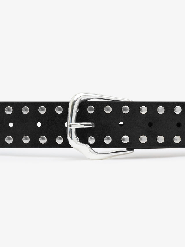 Maverick Suede Studded Belt