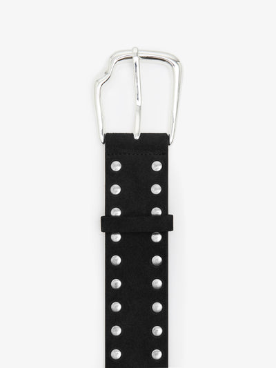 Maverick Suede Studded Belt