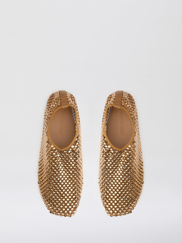 Minette Bezeled Flat