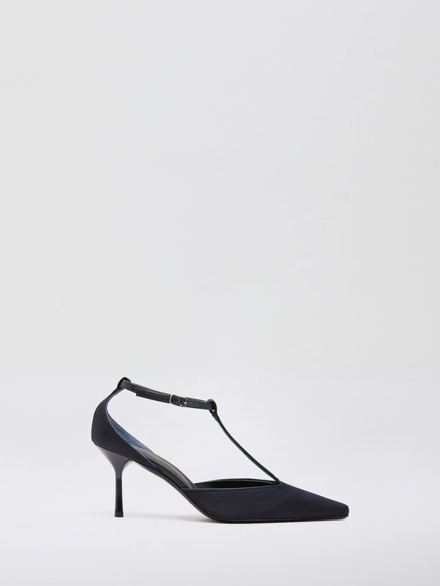 T-Bar Satin Heel