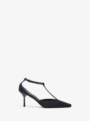 T-Bar Satin Heel