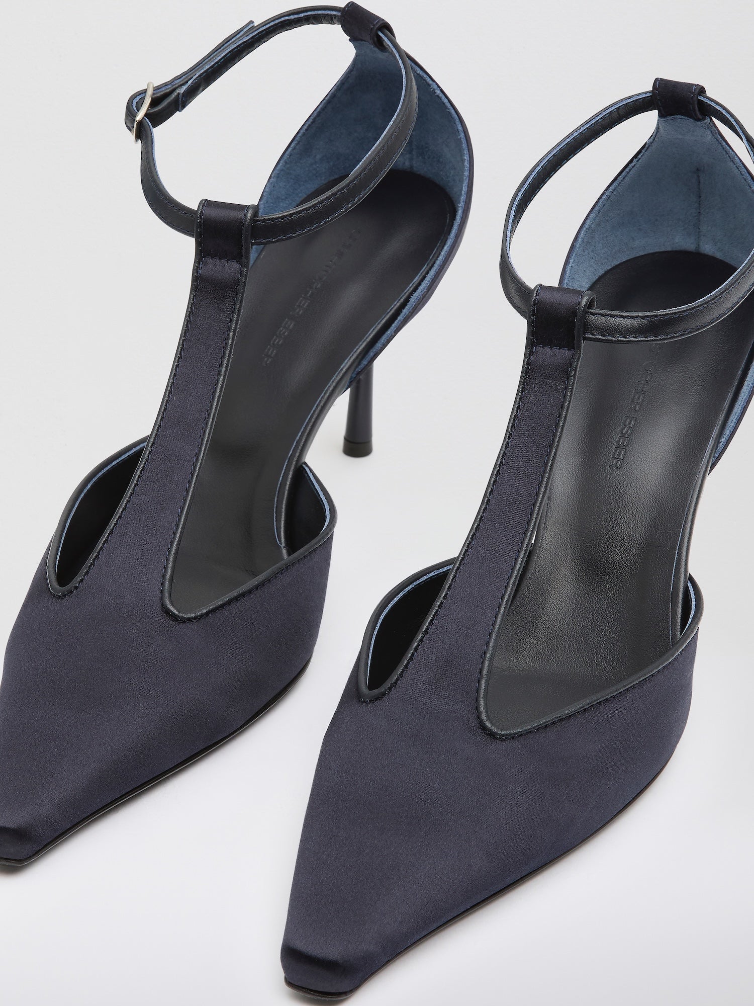T-Bar Satin Heel