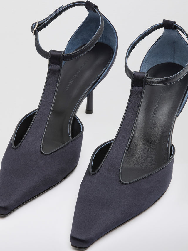 T-Bar Satin Heel