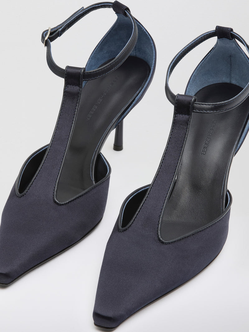 T-Bar Satin Heel - Image 2