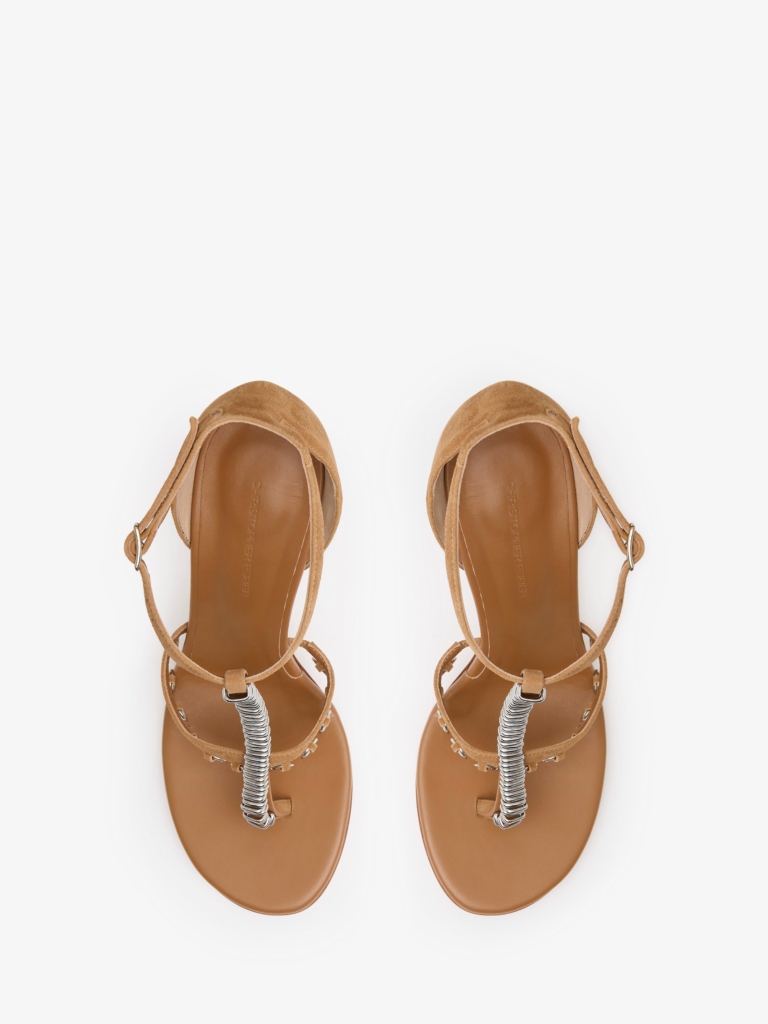 Ludo Pierced Suede Heel