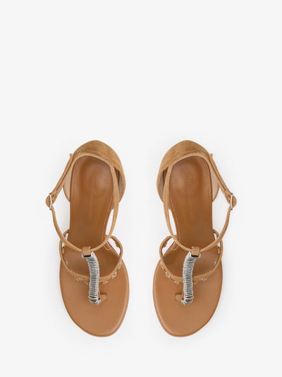Ludo Pierced Suede Heel