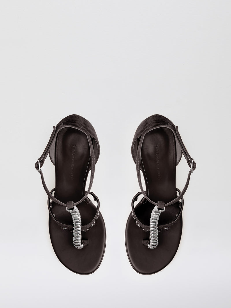 Ludo Pierced Suede Heel - Image 5