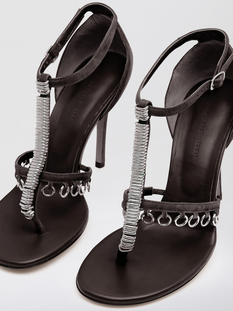 Ludo Pierced Suede Heel - Image 4