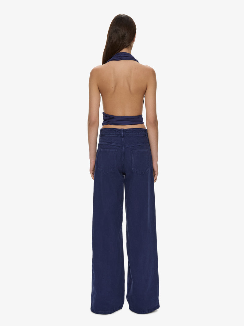 Scarf Draped Halter Top - Image 4