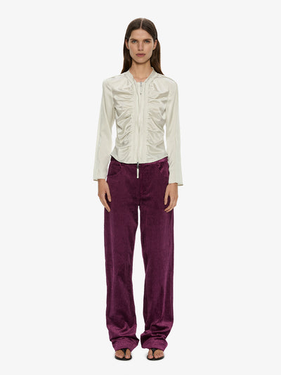 Ava Sateen Corduroy Jean