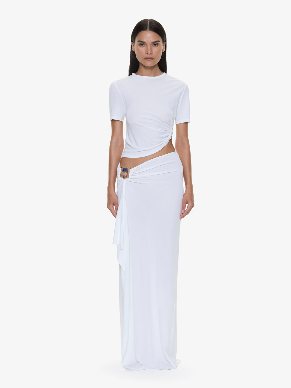 Bezel Quartz Cascade Skirt
