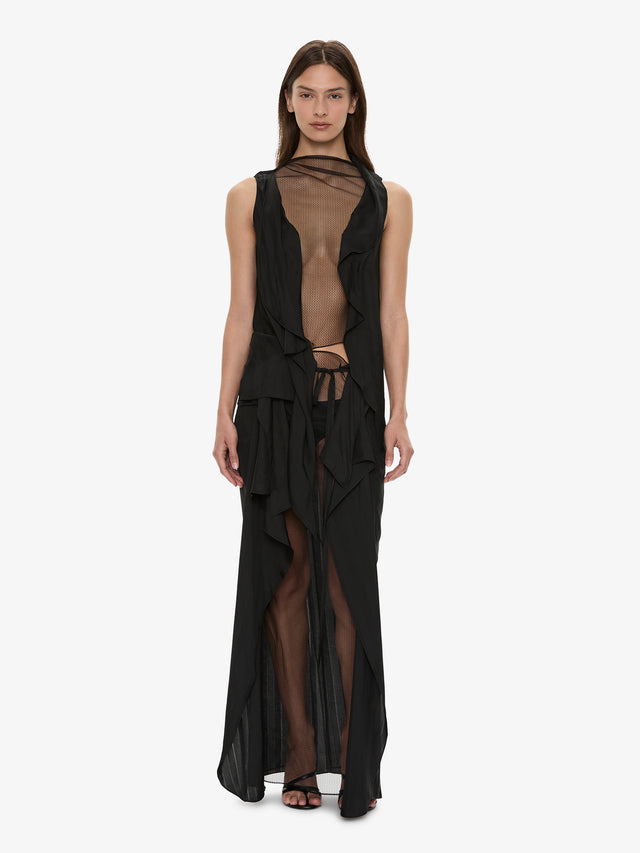 Kacere Towel Drape Column Skirt