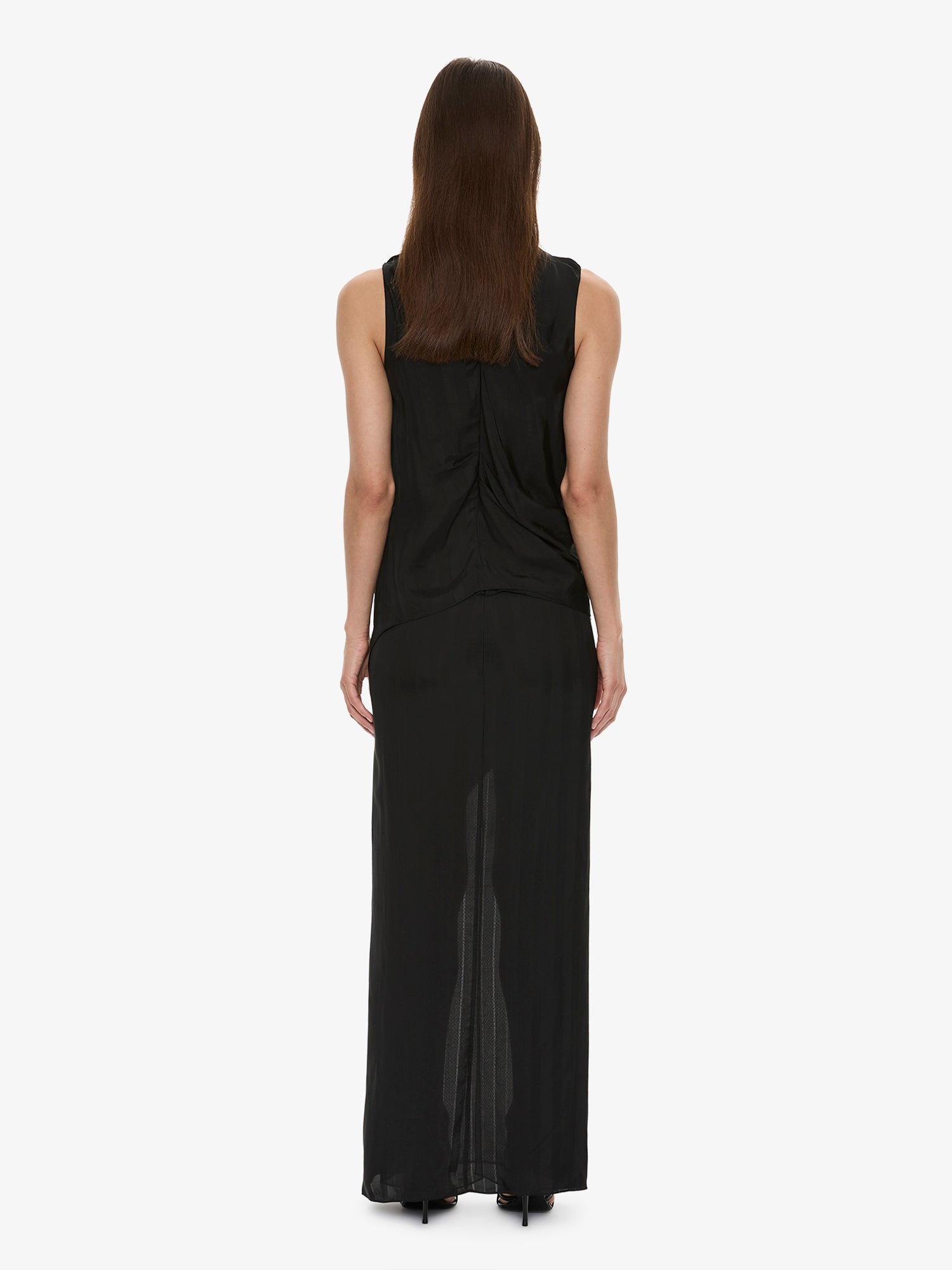 Kacere Towel Drape Column Skirt
