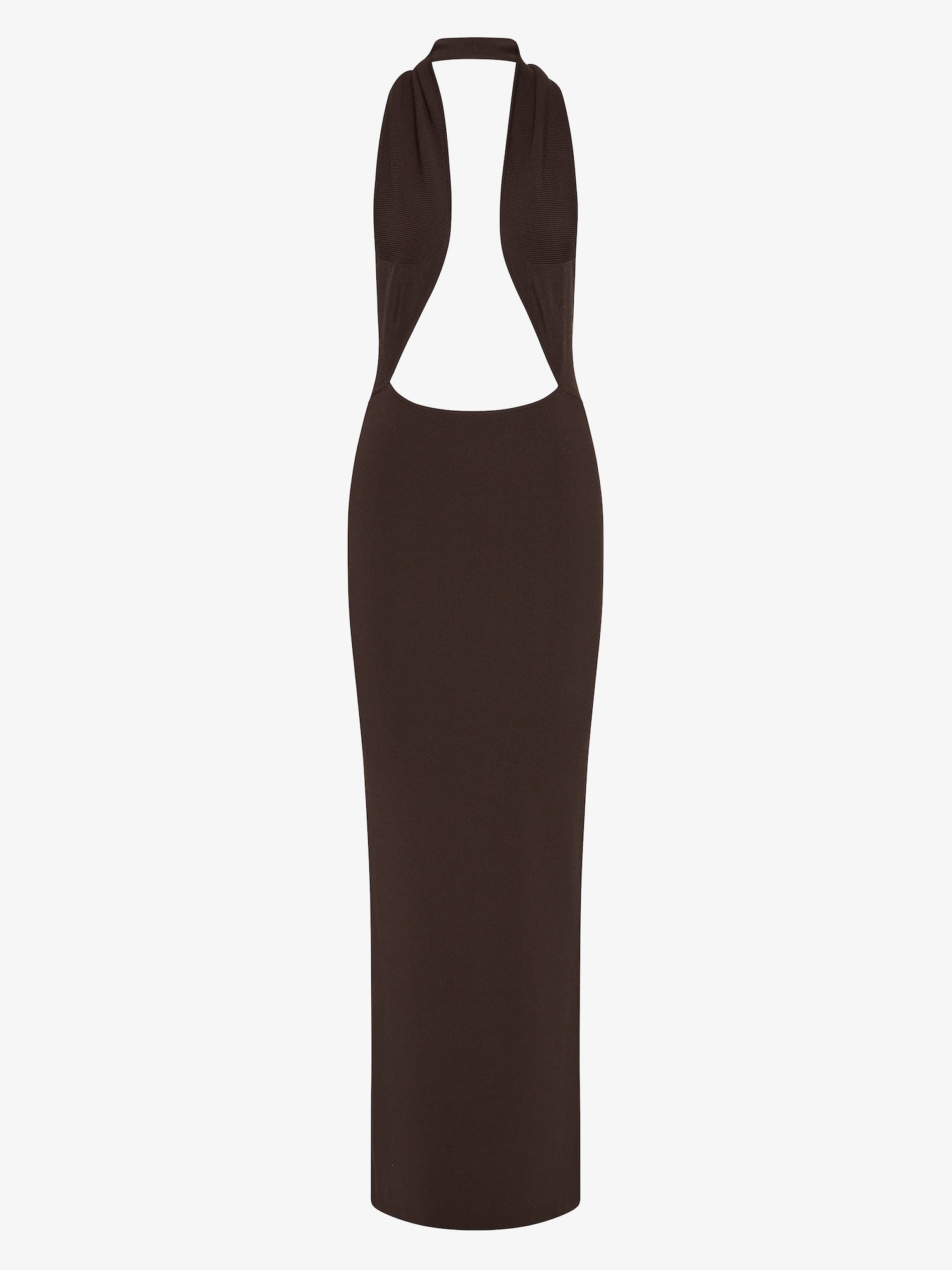 Slope Knit Halter Dress