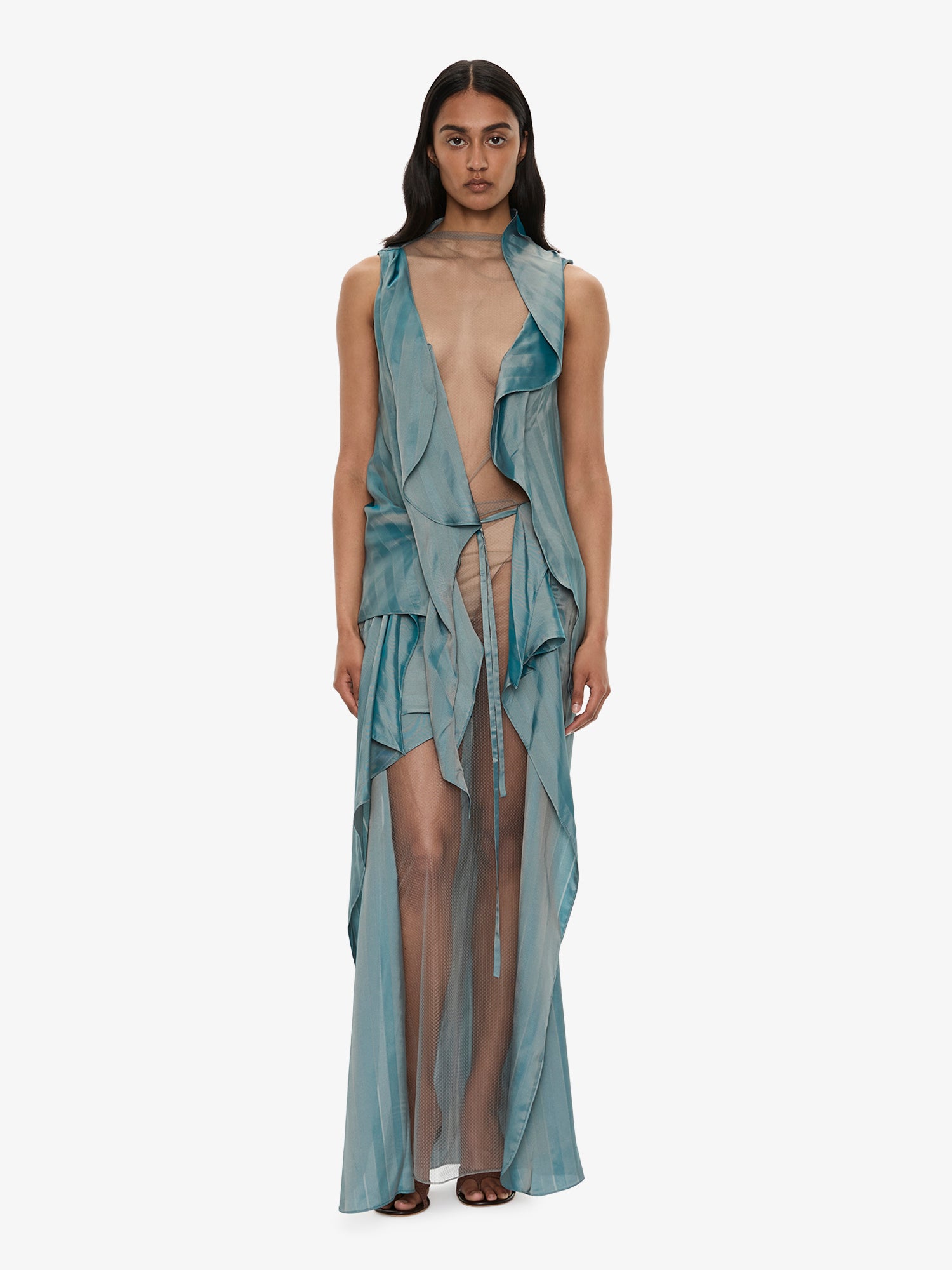 Kacere Towel Drape Column Skirt
