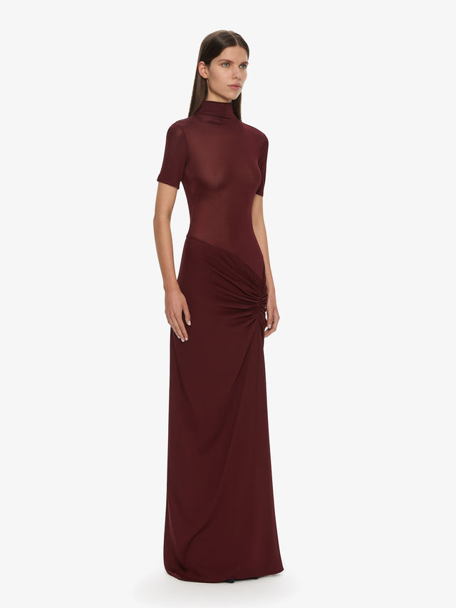Fusion Ruched Tee Gown