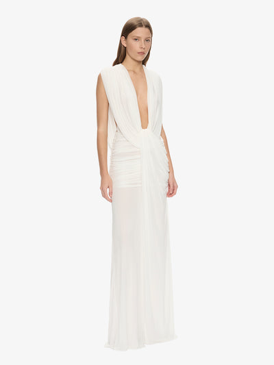 Ripple Drape Gown