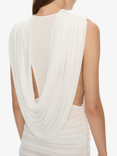 Ripple Drape Gown