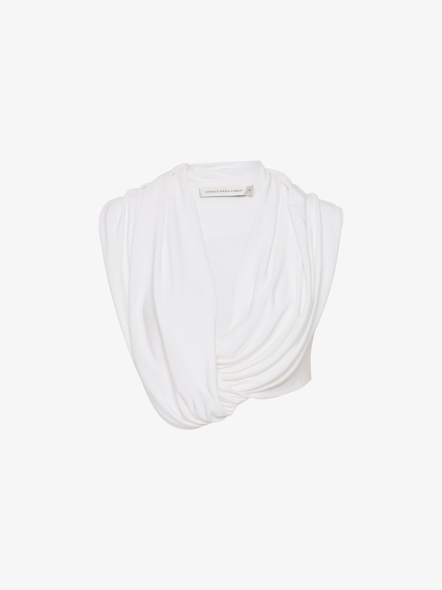 Interlock Jersey Drape Top