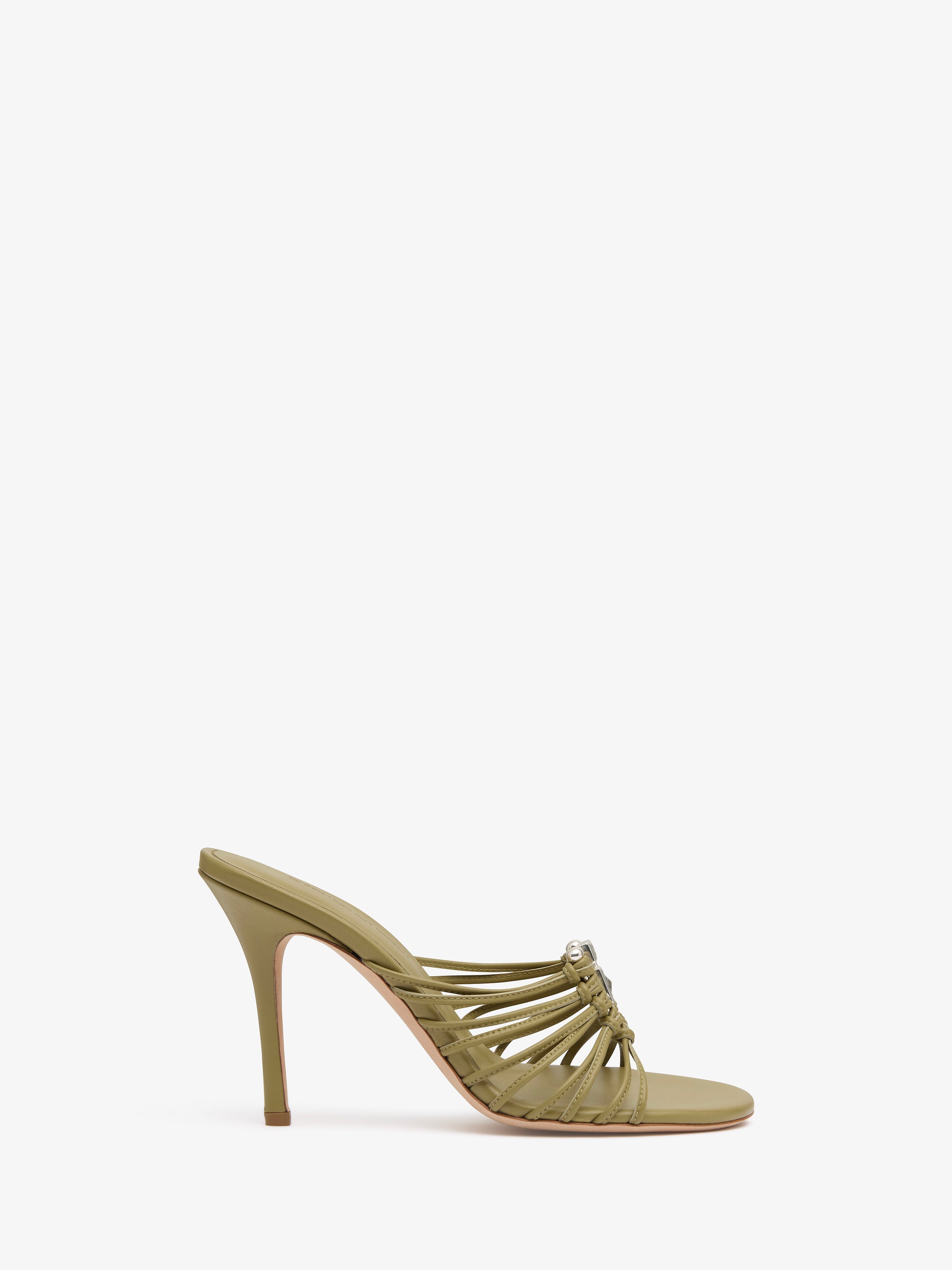Bezel Quartz Caged Heel