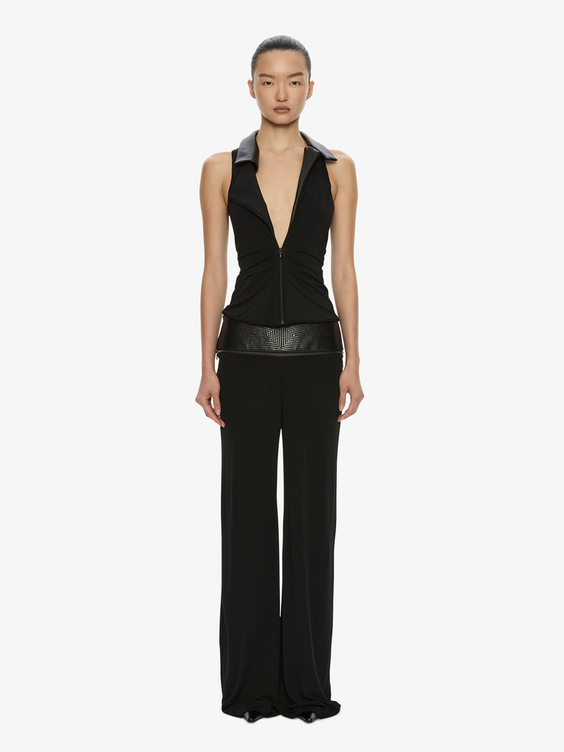 Auto Upholstered Leather Trouser - Image 1