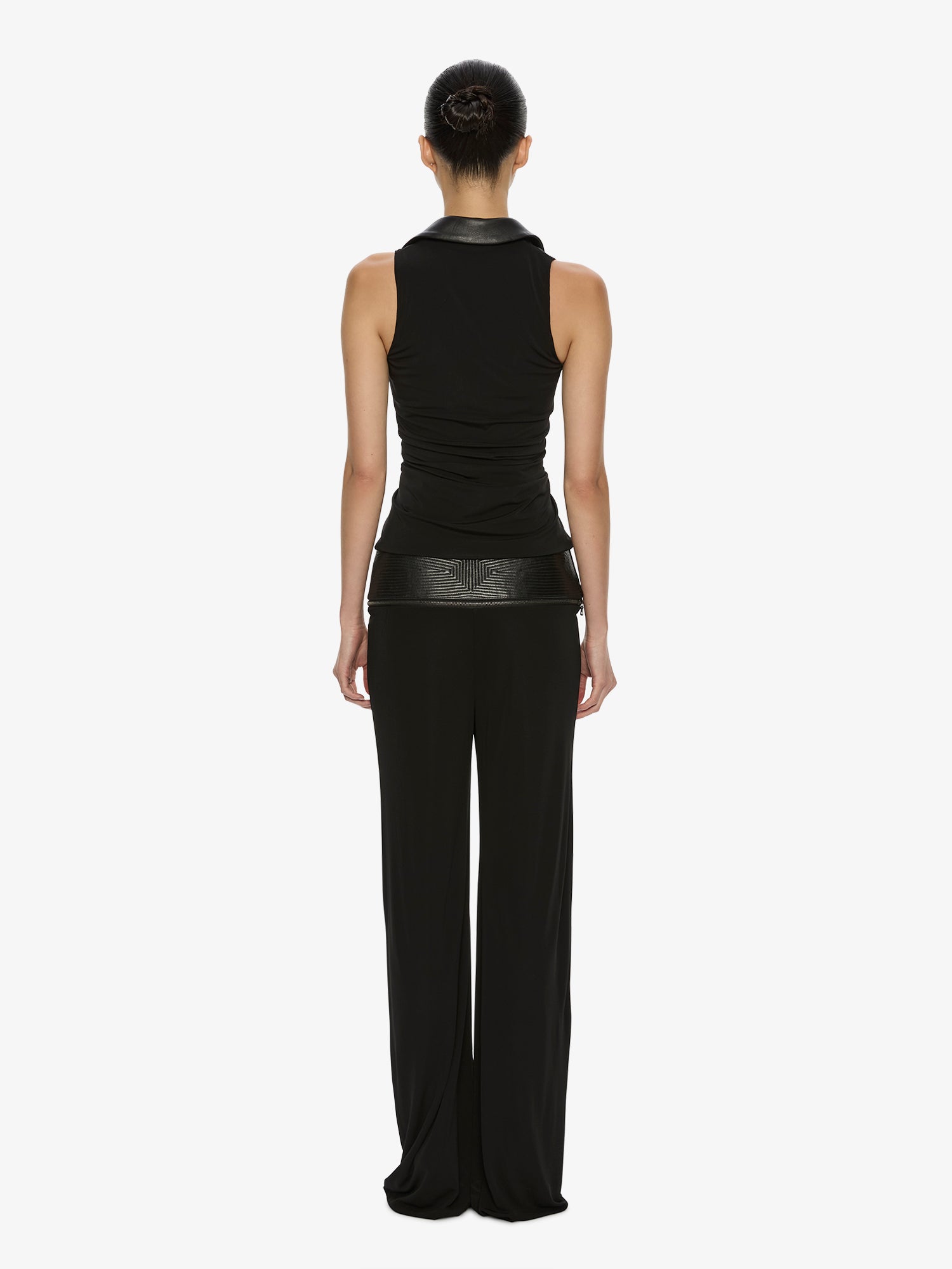 Auto Upholstered Leather Trouser