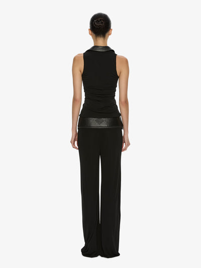 Auto Upholstered Leather Trouser