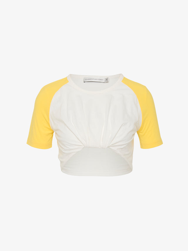 Tucked Ringer Jersey Tee