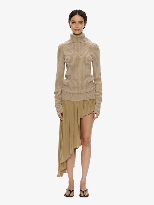 Caia Cable Knit Turtleneck