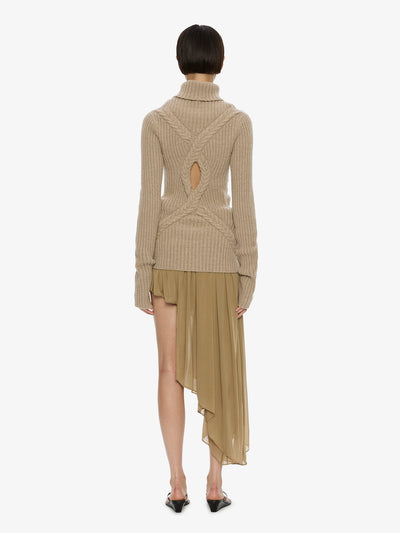 Caia Cable Knit Turtleneck